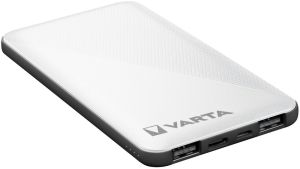 Powerbank 5.000mA zilver USB + USB-C - Afbeelding 3