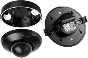 Aanwezigheidsmelder IR in/opbouw plafond 360 graden IP44 zwart - Afbeelding 3