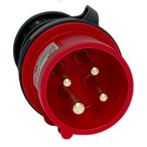 CEE 4P/16A/400V stekker rood - Afbeelding 3