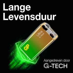 GP Ultra Alkaline batterij E 9V blister(1) - Afbeelding 3