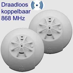 Optische mini hittemelder 230V draadloos koppelbaar - Afbeelding 3