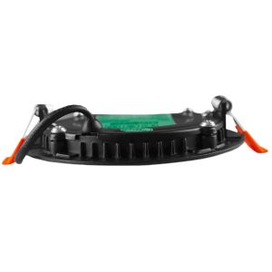 LED panel downlight 6W 3000K incl. driver zwart - Afbeelding 3
