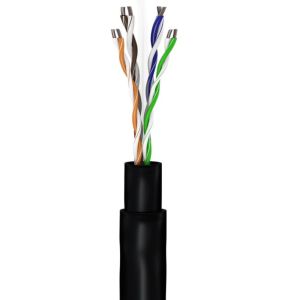 UTP CAT6 box 100m zwart massief OUTDOOR set - Afbeelding 3