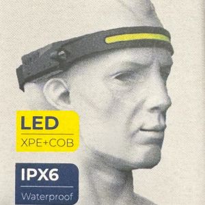 LED hoofdlamp 8w + spot 3w oplaadbaar - Afbeelding 3