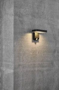 LED Solar wandlamp Rica 5W 3000K zwart IP44 - Afbeelding 3