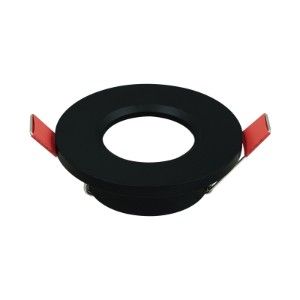 Inbouwspot vast rond 84mm zwart IP65 - Afbeelding 3