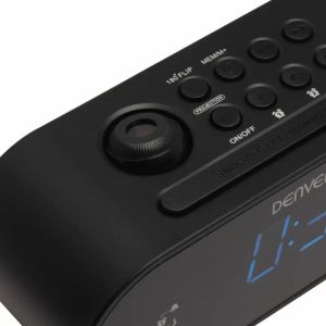 Wekkerradio met projectie LED zwart - Afbeelding 3