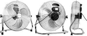 Vloerventilator 45cm 200W chroom - Afbeelding 3