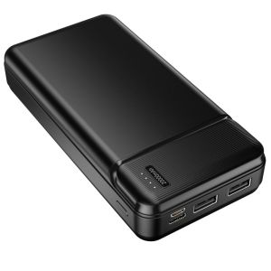 Powerbank 20.000mA zwart USB + USB-C 20W QC - Afbeelding 3
