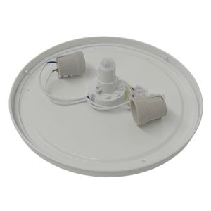 Plafonniere rond 330mm 2x E27 + sensor - Afbeelding 3