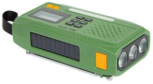 Radio AM/FM op zonne energie v2 + zaklamp + powerbank - Afbeelding 3