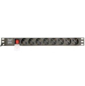 TCD RA 8V 3m zwart ALU prof - rack montage - Afbeelding 3