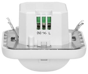 Bewegingsmelder IR inbouw wand wit - 2/3 draads - Afbeelding 3