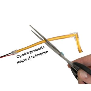 LED strip COB flex 10m 24V IP20 3000K - vrij knipbaar - Afbeelding 3