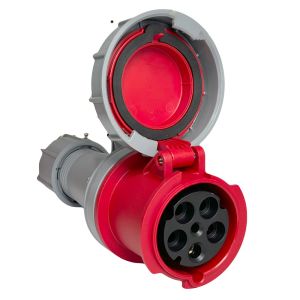 CEE 5P/63A/400V contra rood IP-67 - Afbeelding 3