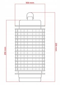 Insectenlamp LED 1,2W 550V 30m2 - Afbeelding 3