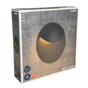 LED Wandlamp Valopin zwart 11W 3000K IP54 - Afbeelding 3