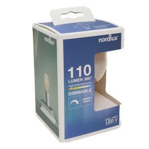 Nordlux LED Globe G95 E27 2-10W 1800K DASH amber dimbaar - Afbeelding 3