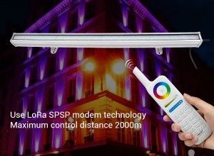 RGB-CCT LED wallwasher IP65 24W 230V 433MHz - Afbeelding 3