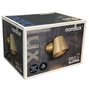 Wandlamp Aleria messing GU10 IP44 - Afbeelding 3