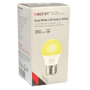 CCT LED E27 Kogel 4W RF 2.4G - Afbeelding 3