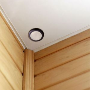 Bewegingsmelder inbouw plafond 360 graden zwart compact - Afbeelding 3