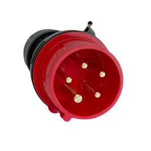 CEE 5P/32A/400V stekker rood - Afbeelding 3