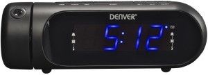 Wekkerradio met projectie LED dual alarm zwart + USB poort - Afbeelding 3