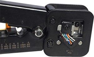 Universele modulaire krimptang RJ45 / RJ12 / RJ11 - Afbeelding 3