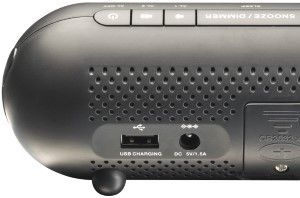Wekkerradio met projectie LED dual alarm zwart + USB poort - Afbeelding 4