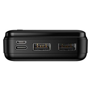 Powerbank 20.000mA zwart USB + USB-C 20W QC - Afbeelding 4