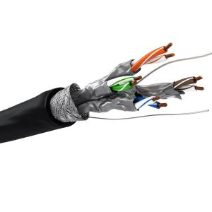 S/FTP CAT6a 100m zwart massief OUTDOOR CU volledig koper - Afbeelding 4