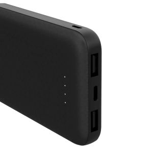Powerbank 10.000mA zwart + led indicatie - Afbeelding 4