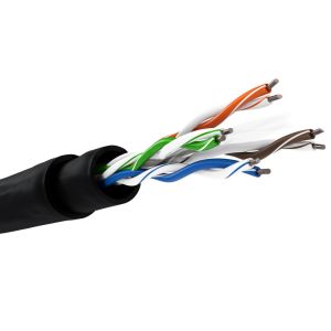 UTP CAT6 box 100m zwart massief OUTDOOR set - Afbeelding 4