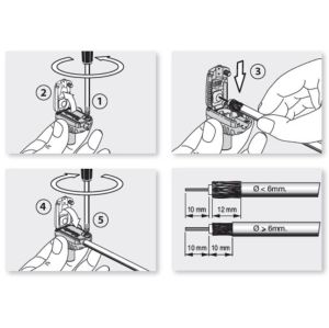Coax IEC connector haaks metaal 4G set 2 stuks M+F - Afbeelding 4