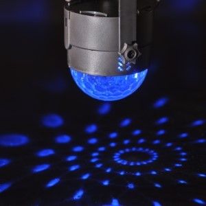 LED Partybol disco 4W 7 functies +ab zwart - Afbeelding 4