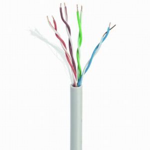UTP CAT5E 4x2 AWG24 305m grijs massief - Afbeelding 4