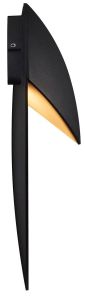LED Wandlamp Valopin zwart 11W 3000K IP54 - Afbeelding 4