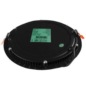 LED panel downlight 18W 4000K incl. driver zwart - Afbeelding 4