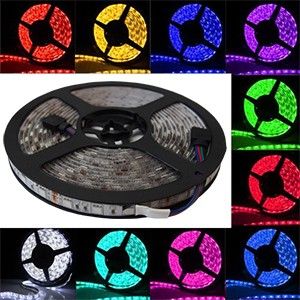LED strip flex 5m 5050 12V IP65 RGB - Afbeelding 4