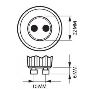 Philips LED spot GU10 3-35W 4000K dimbaar - Afbeelding 4