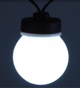Feestverlichting 20 lampen G50 warmwit mat koppelbaar - Afbeelding 5
