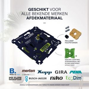LED dimmer 0-500W EcoDim universeel - Afbeelding 5