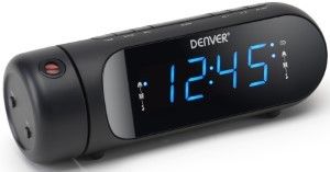Wekkerradio met projectie LED dual alarm zwart + USB poort - Afbeelding 5