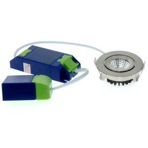 LED inbouwspot 5W DimToWarm 62mm 36gr rond verstelbaar geschuurd staal - Afbeelding 5