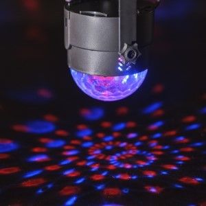 LED Partybol disco 4W 7 functies +ab zwart - Afbeelding 5