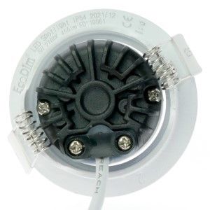 LED inbouwspot 5W 2700K 62mm 60gr rond verstelbaar wit - Afbeelding 5