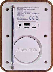Radio DAB+ & FM 230v + dual wekfunctie Retro - Afbeelding 5