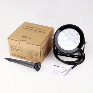RGB-CCT LED tuinspot IP65 9W rond zwart - Afbeelding 6