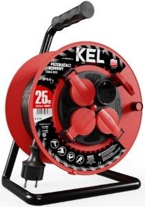 Kabelhaspel H05 3x1,5qmm 25m rood IP44 - Afbeelding 6